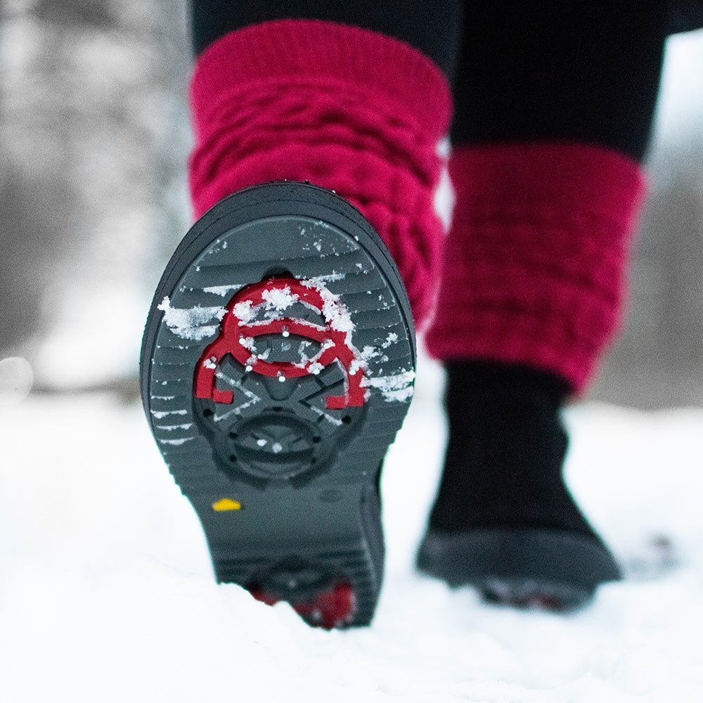 Minfot Dubbskor Idre Mocka Ull Svart