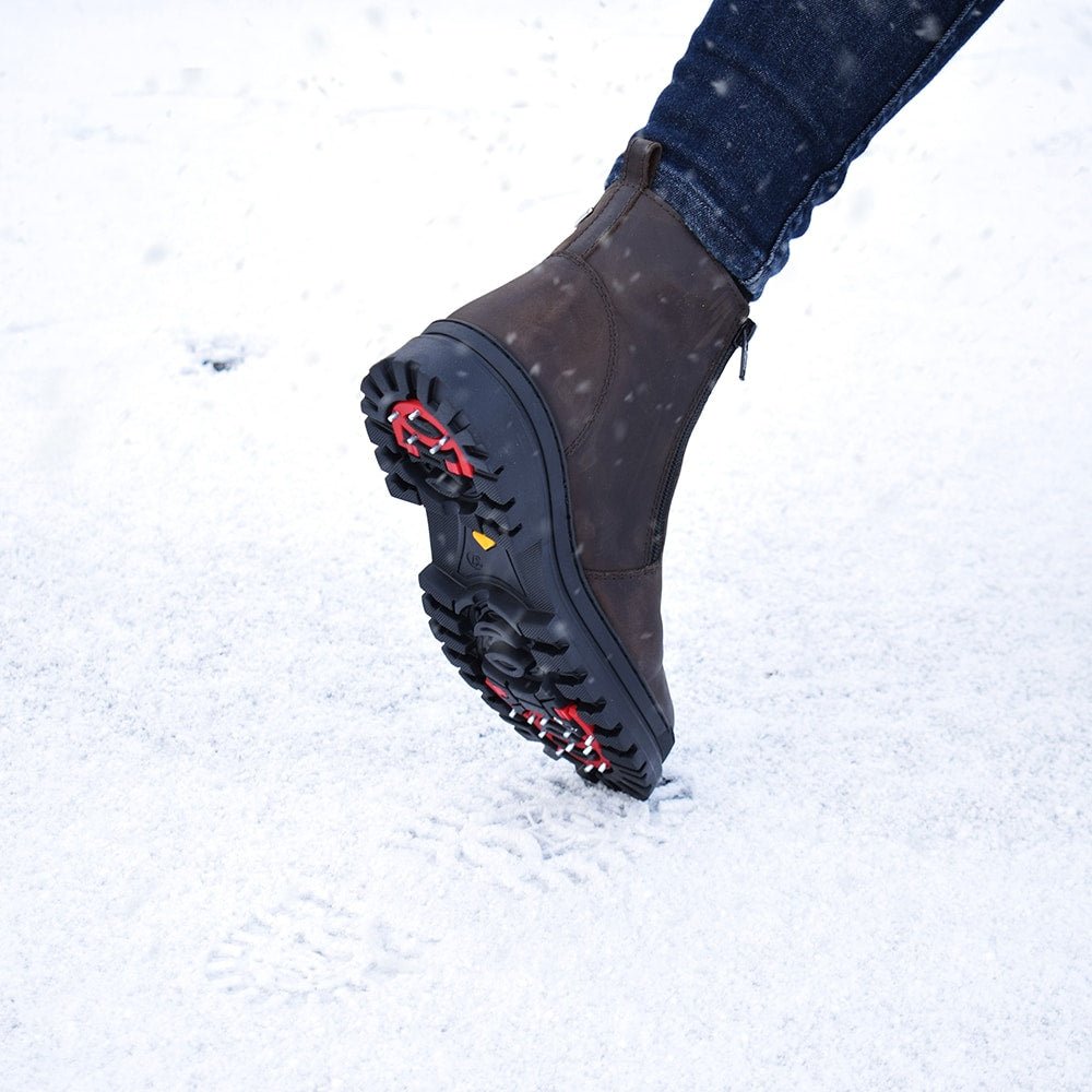 Minfot Dubbskor Haga Skinn Ull Brun