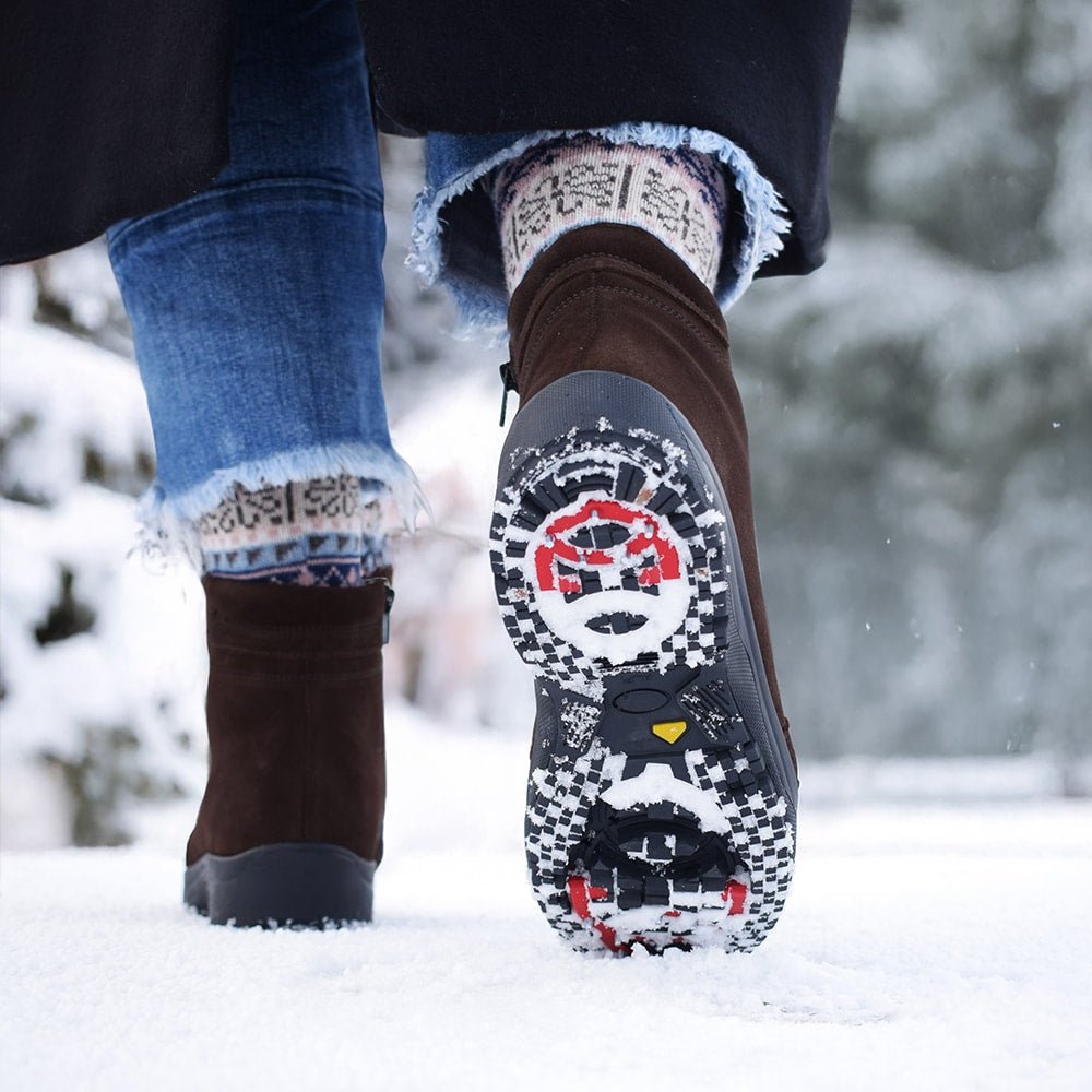 Produktbild 2 - Minfot Dubbskor Lima Mocka Ull Brun