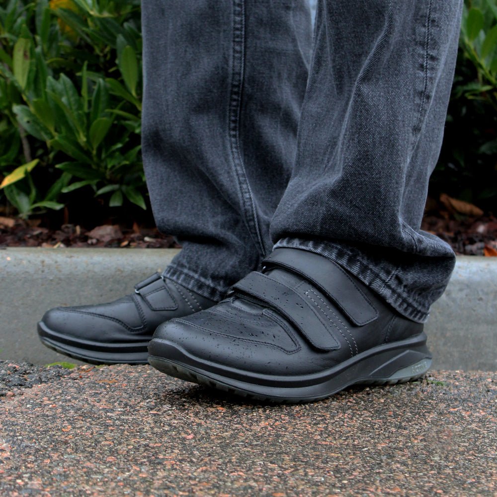 Produktbild 12 - Minfot Grip Skor med Kardborre TEX Skinn Svart