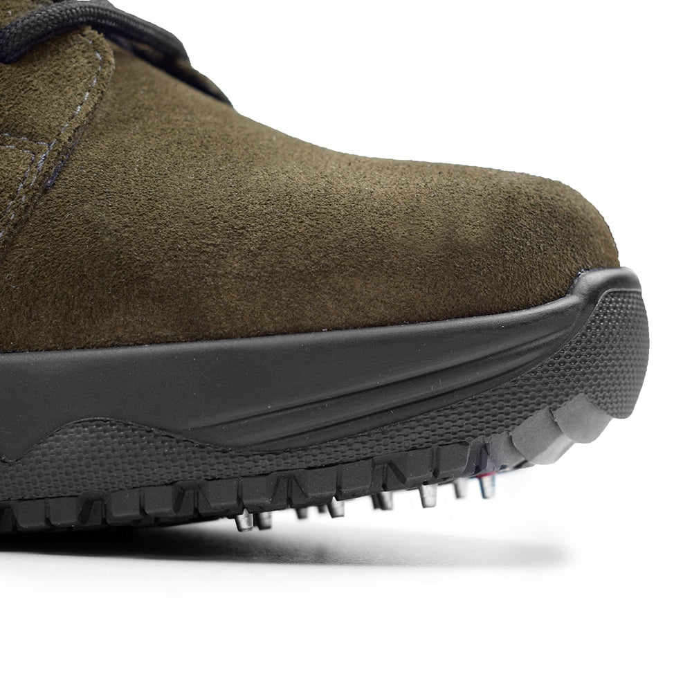 Minfot Dubbskor Lima Mocka Ull Mörkgrön