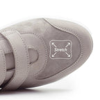 Minfot Way Sneaker Bred Stretch med Kardborreband Beige