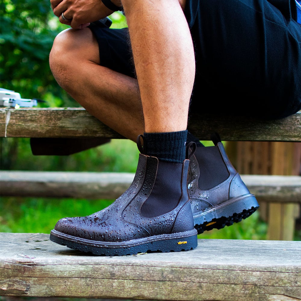 Grisport Komfort Chelsea Boots Gritex Mörkbrun
