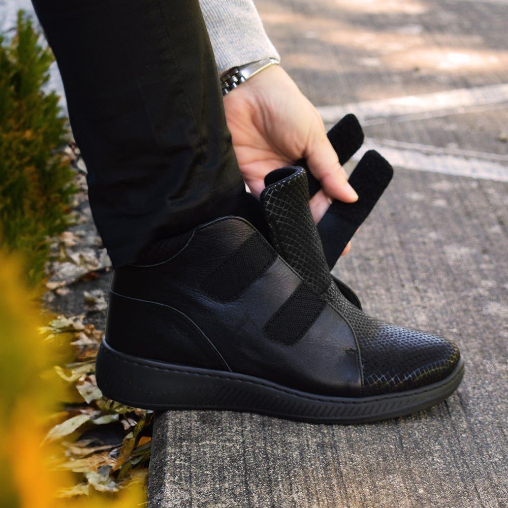 Minfot Hedda Specialsko Stretch Känga Svart Onyx