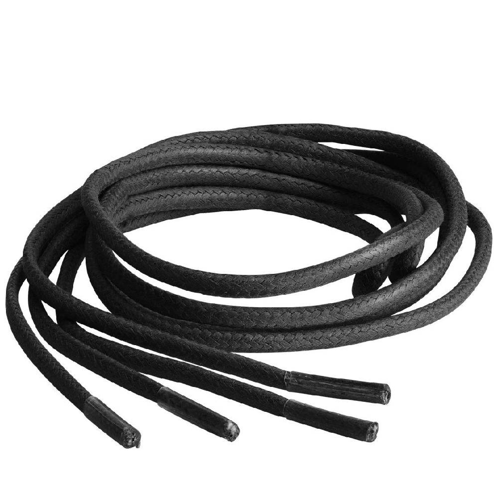 Springyard Skosnören Round Wax Black