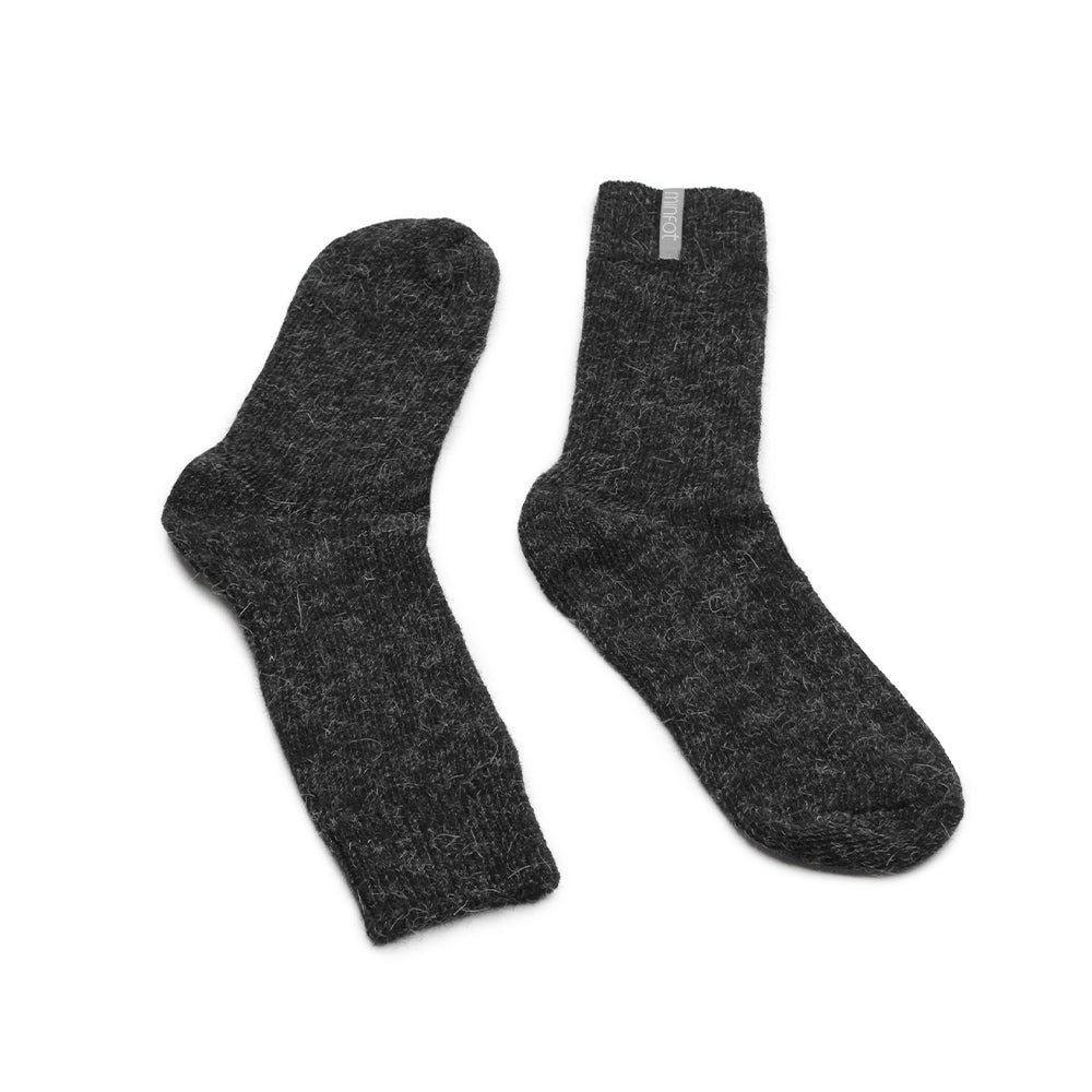 Minfot Raggsockor Alpacka Antracit 1-pack