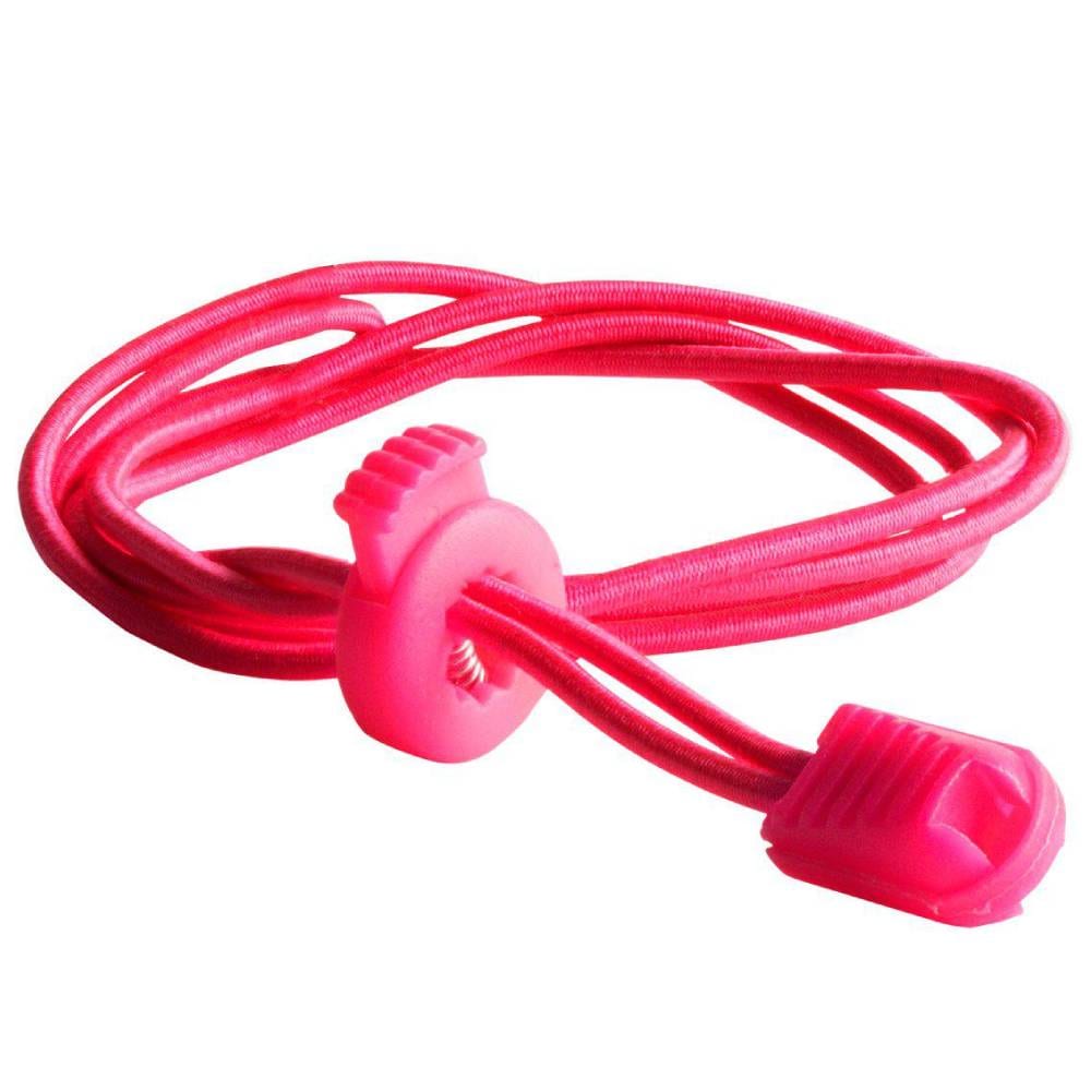 Springyard Skosnöre Neon Rosa Elastic Lock