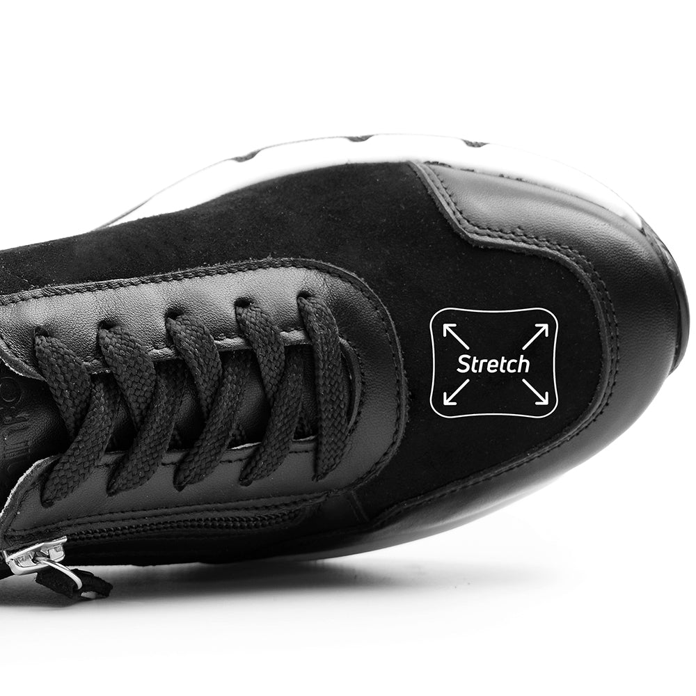 Minfot Sneaker Softrole Lux Stretch Svart