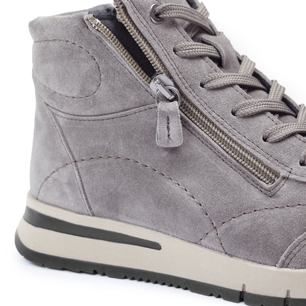 Minfot Luna Hög Sneaker Dam Mocka Taupe