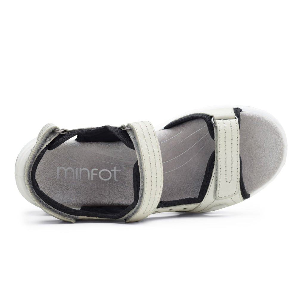 Produktbild 5 - Minfot Sandaler Sandhamn Dam Nubuck Cloud Black