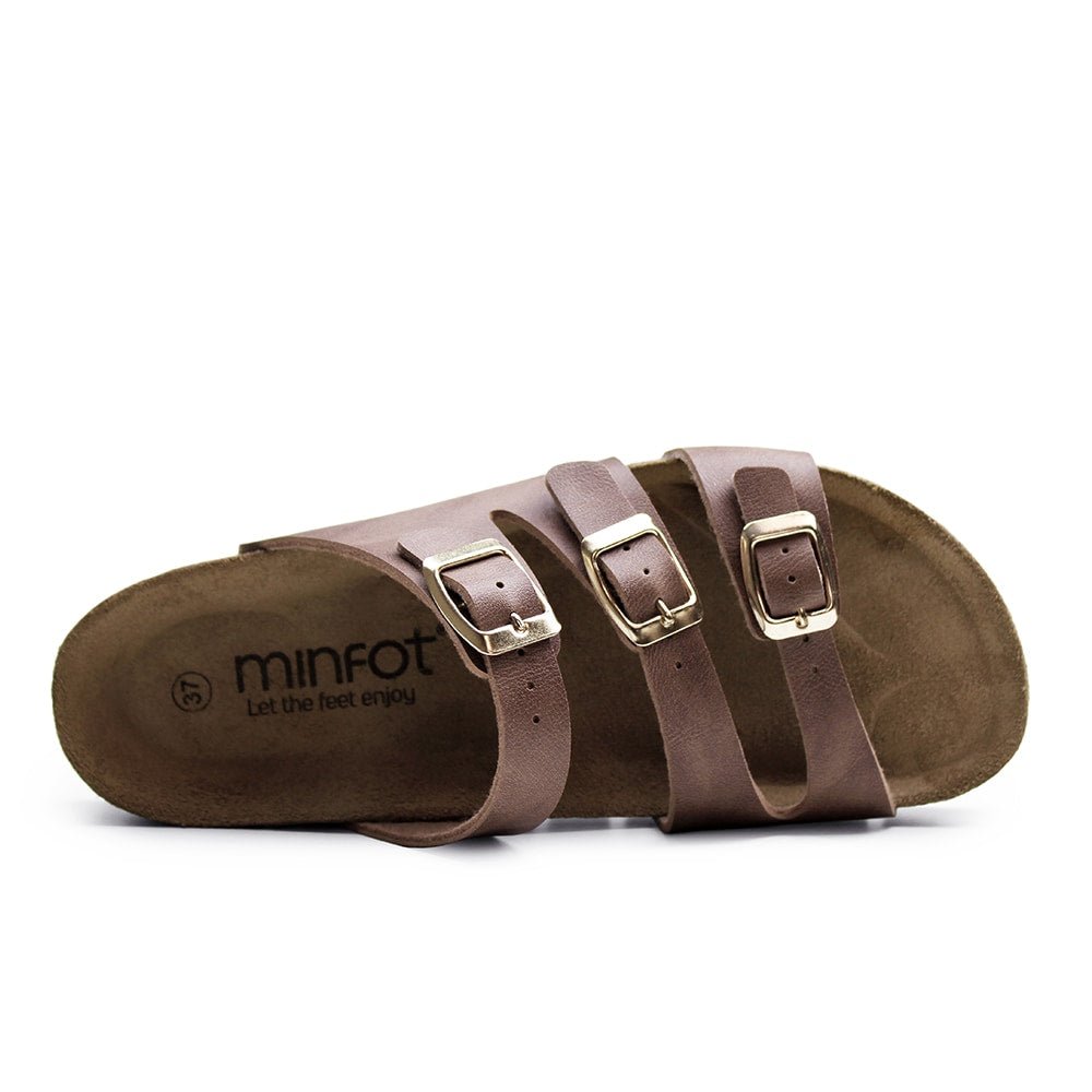 Minfot Upstep Lux Sandaler Dam Brun