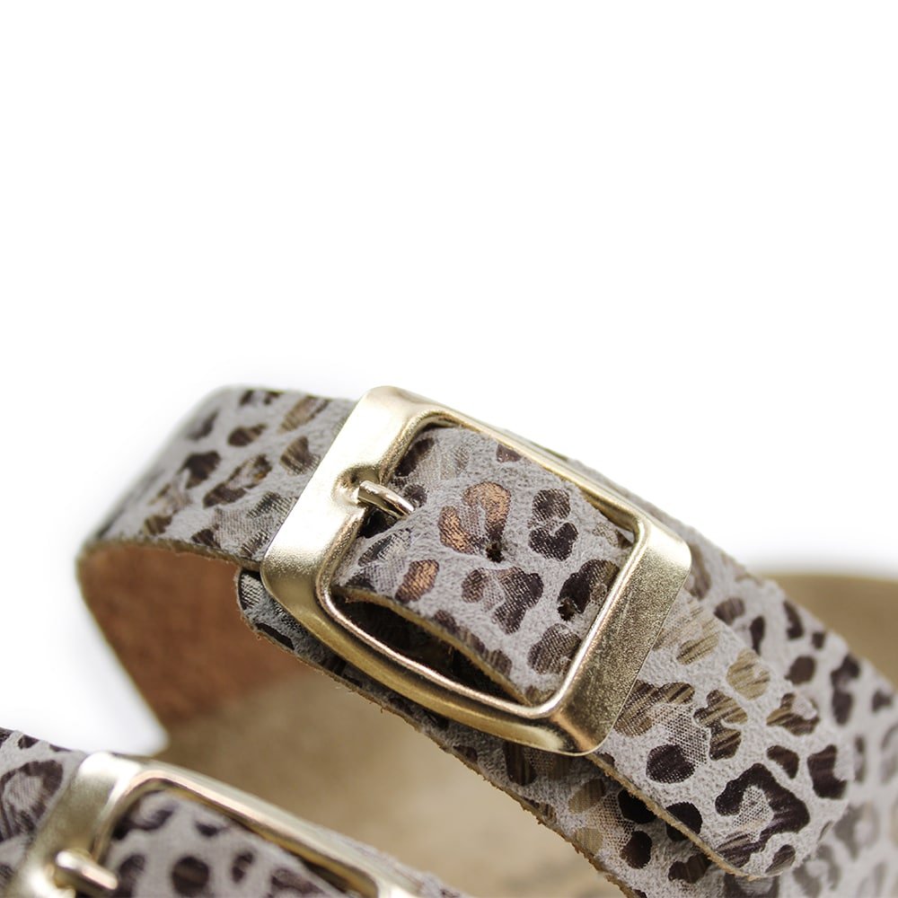 Produktbild 7 - Minfot Sandaler Upstep Lux Leopard Beige