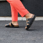 Minfot Upstep Lux Sandaler Dam Svart