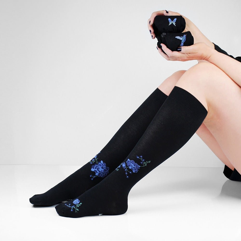 Produktbild 2 - Minfot Flawless Stödstrumpor Eco Bomull Summernight Svart 3-pack