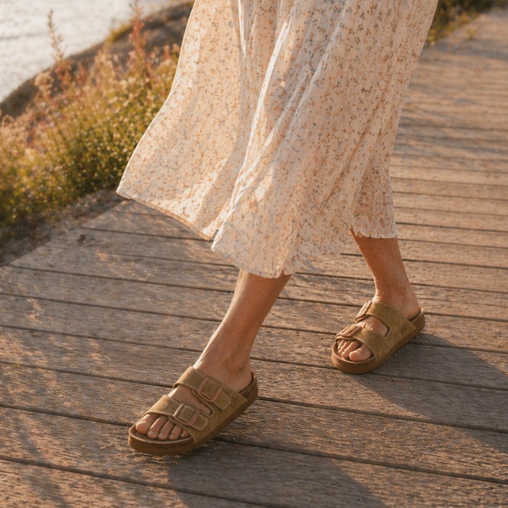 Sköna Marie Sandal Dam Lolo Golden Brown