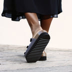 Minfot Dots Sandaler Dam Mjuk Bio Svart