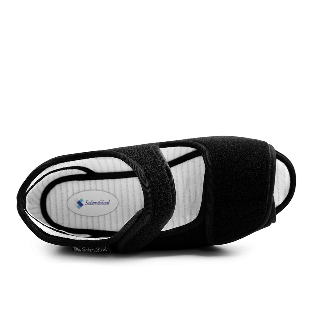 Produktbild 5 - Salemedical Specialskor Med Wrap Öppen Tå Svart