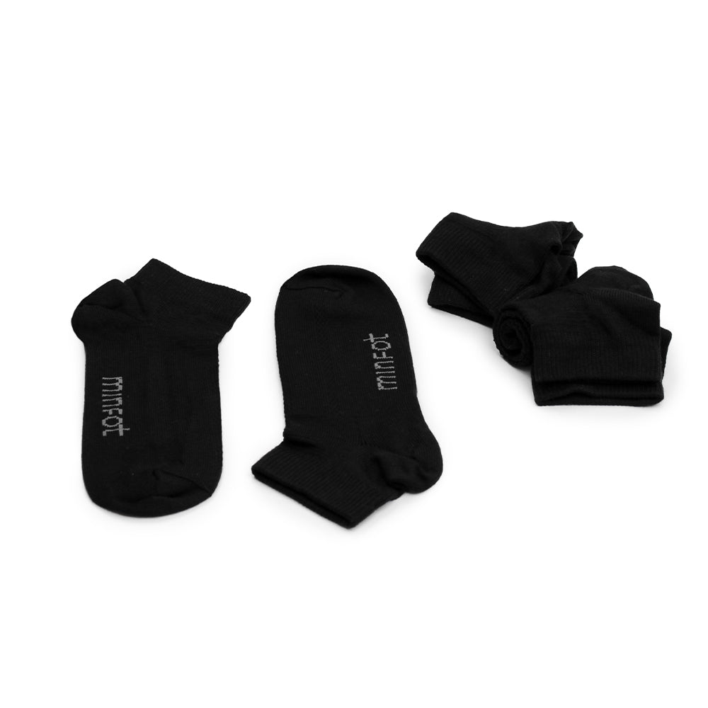 Produktbild 5 - bekväma-strumpor-minfot-tranier-svart-3-pack