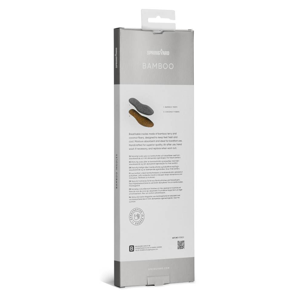 Produktbild 9 - Springyard Bambu Fresh Insoles Skoinlägg