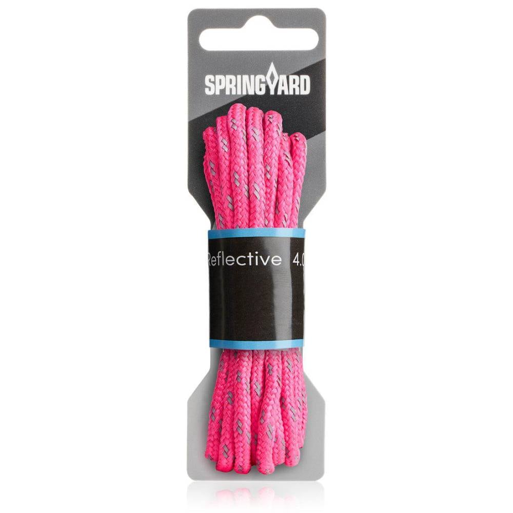 Springyard Skosnören Reflex Neonrosa
