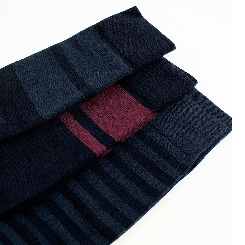 Produktbild 9 - Minfot Stödstrumpor Merinoull Midnight 3-pack