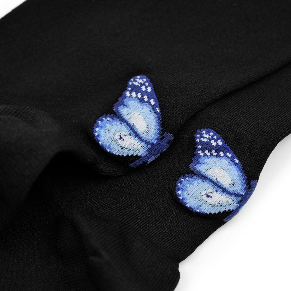 Produktbild 6 - stodstrumpa-nylon-minfot-svarta-fjaril