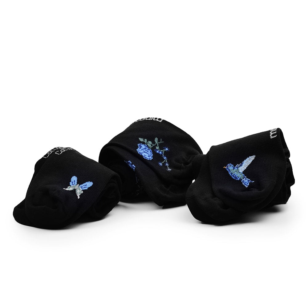 Produktbild 10 - Minfot Flawless Stödstrumpor Eco Bomull Summernight Svart 3-pack