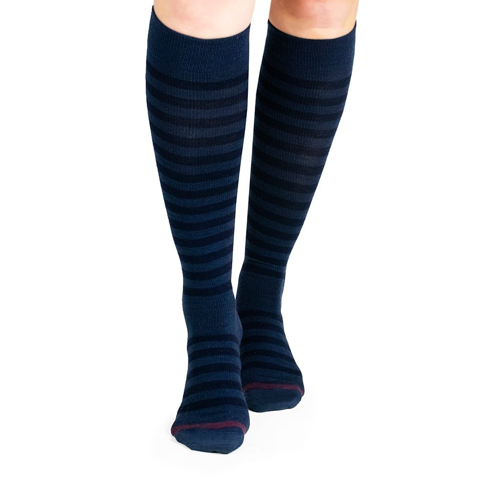 Produktbild 4 - Minfot Stödstrumpor Merinoull Midnight 3-pack