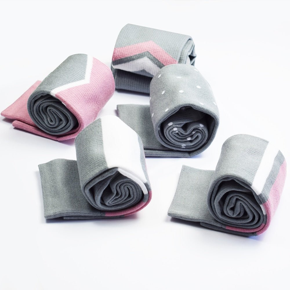 Produktbild 6 - stodstrumpor-klass-1-Minfot-Rosalin-5-pack