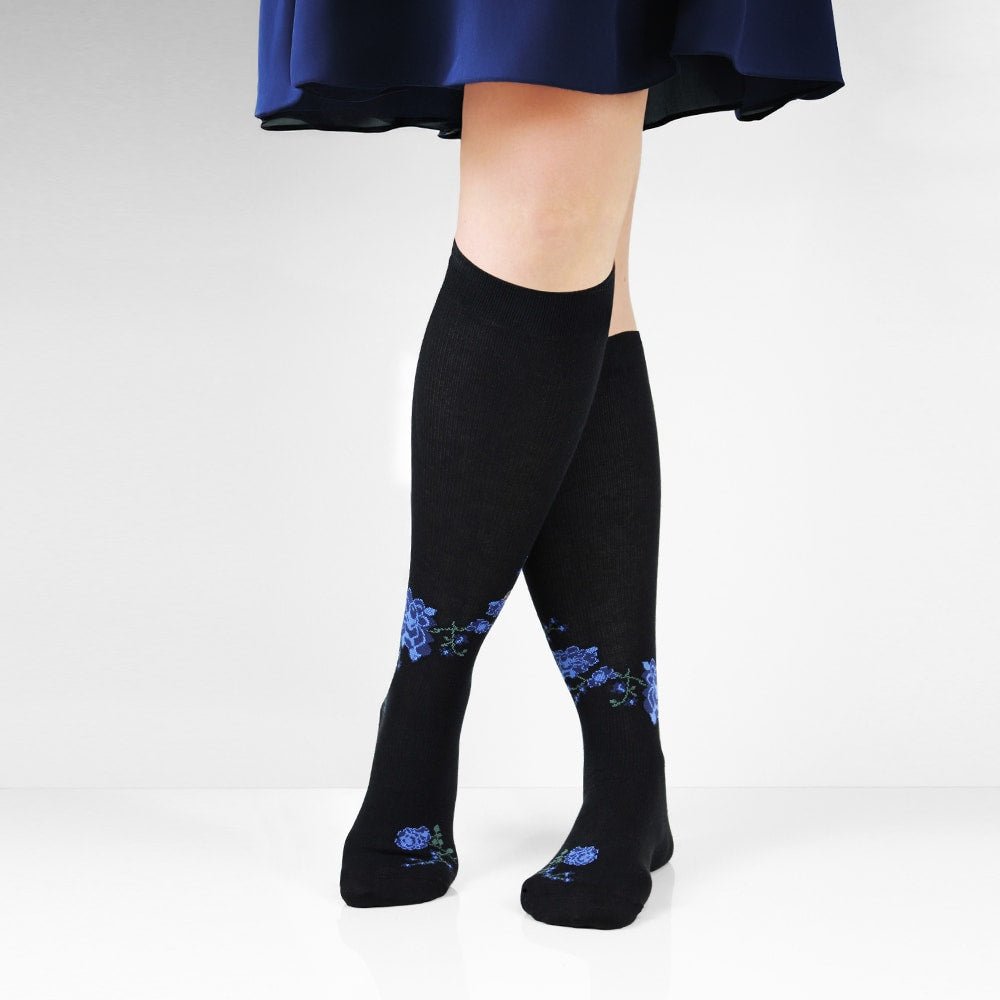 Produktbild 4 - Minfot Flawless Stödstrumpor Eco Bomull Summernight Svart 3-pack