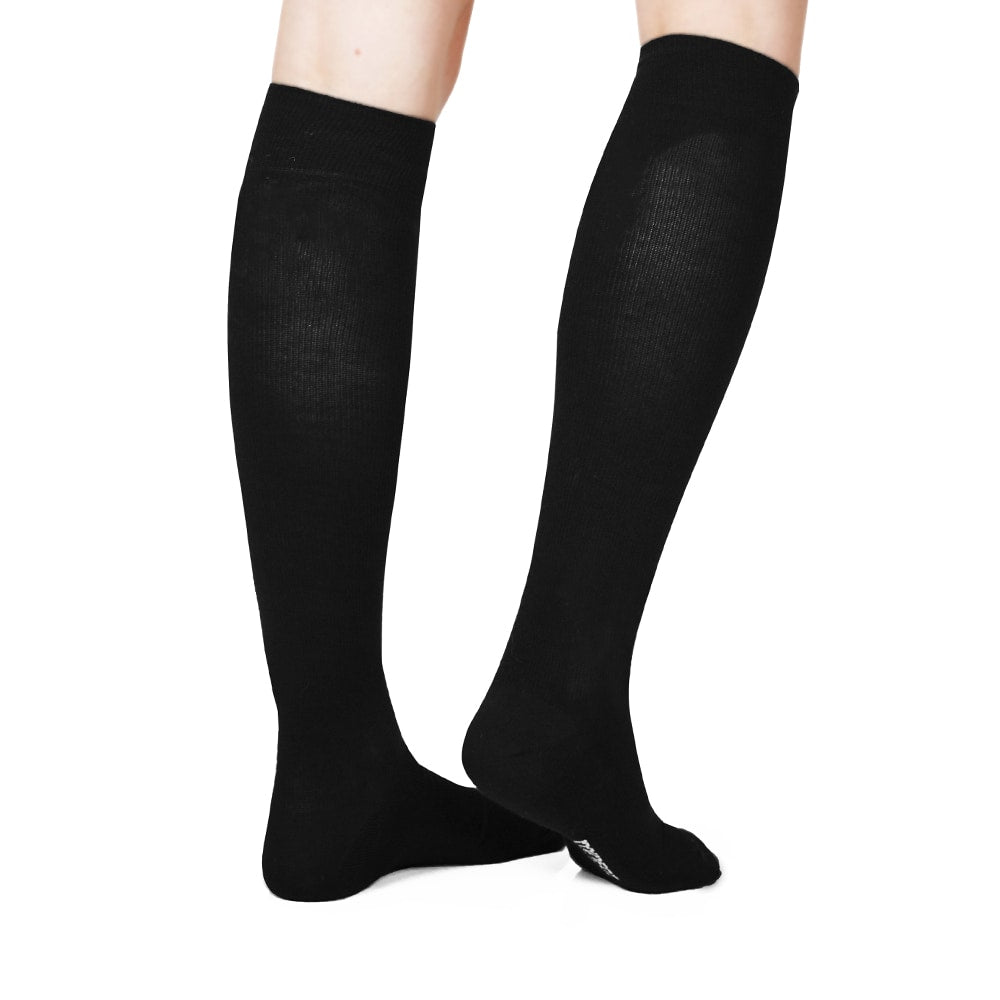 Minfot Stödstrumpor Bambu Svart 1-pack