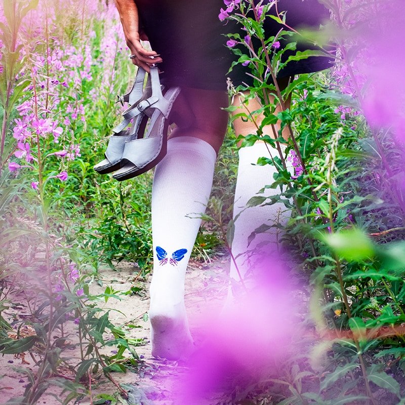 Produktbild 13 - stodstrumpor-till-gravid-minfot-flawless-walk-colibri