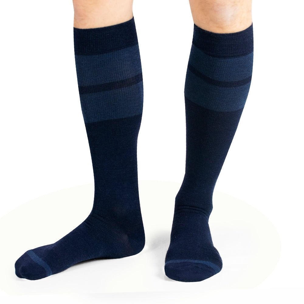 Produktbild 7 - Minfot Stödstrumpor Merinoull Midnight 3-pack