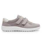 Minfot Way Sneaker Bred Stretch med Kardborreband Beige