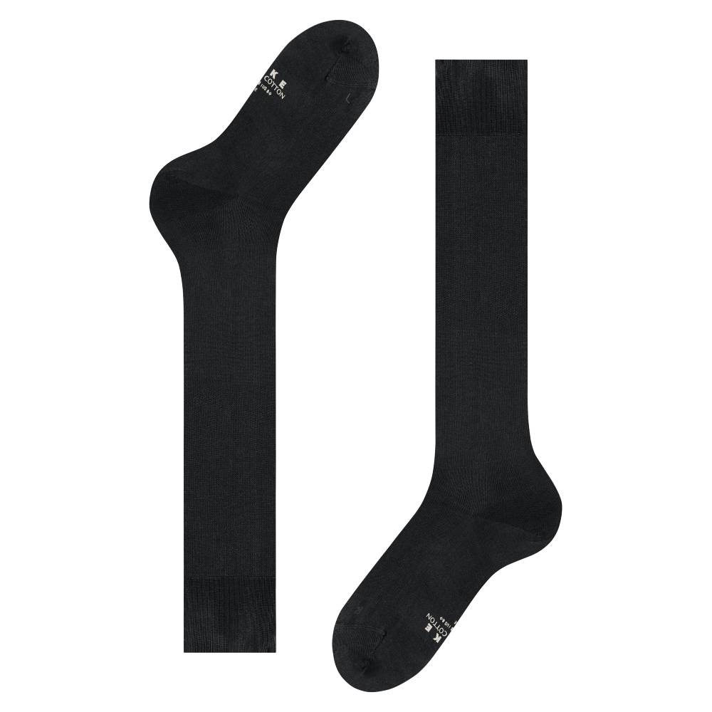 Produktbild 5 - Falke Energizing Cotton Knee High Men Socks Black