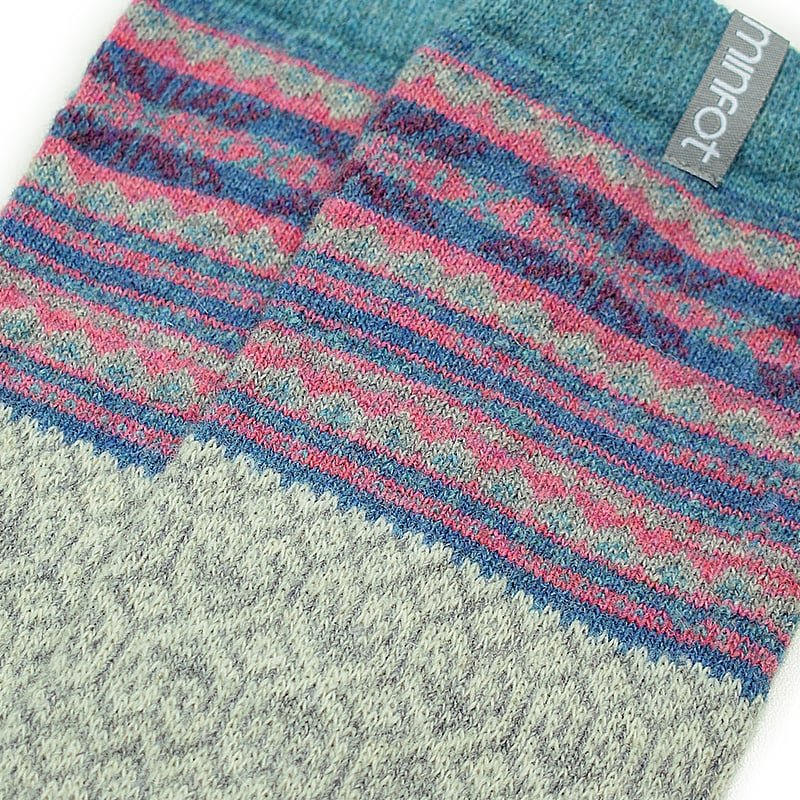 Minfot Ullstrumpor Mys Multi 2-pack