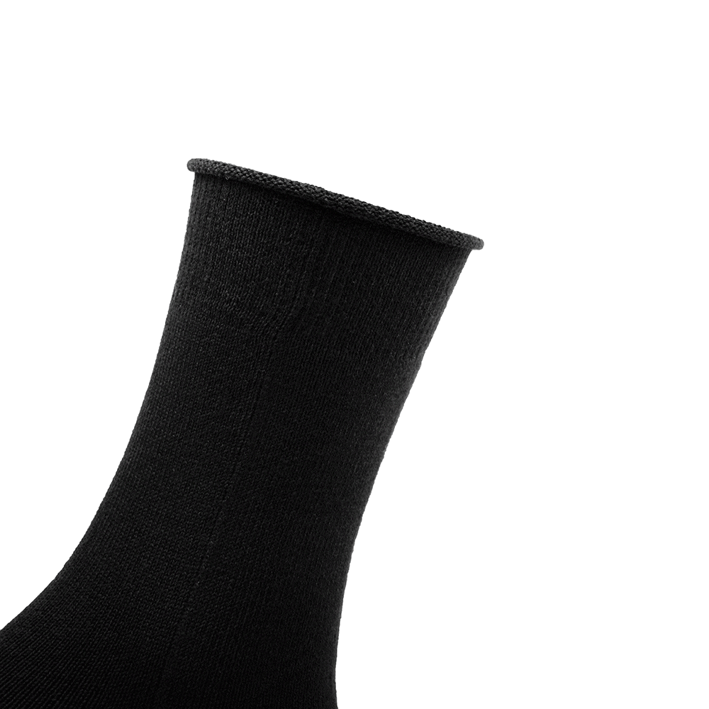 Produktbild 5 - Minfot Sömlösa Strumpor Bomull Svart 1-pack