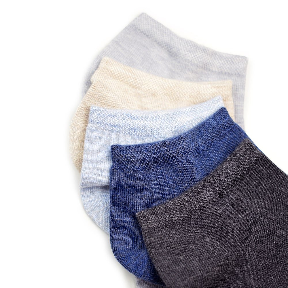 Produktbild 6 - strumpor-med-mjuk-resar-minfot-sneaker-melange