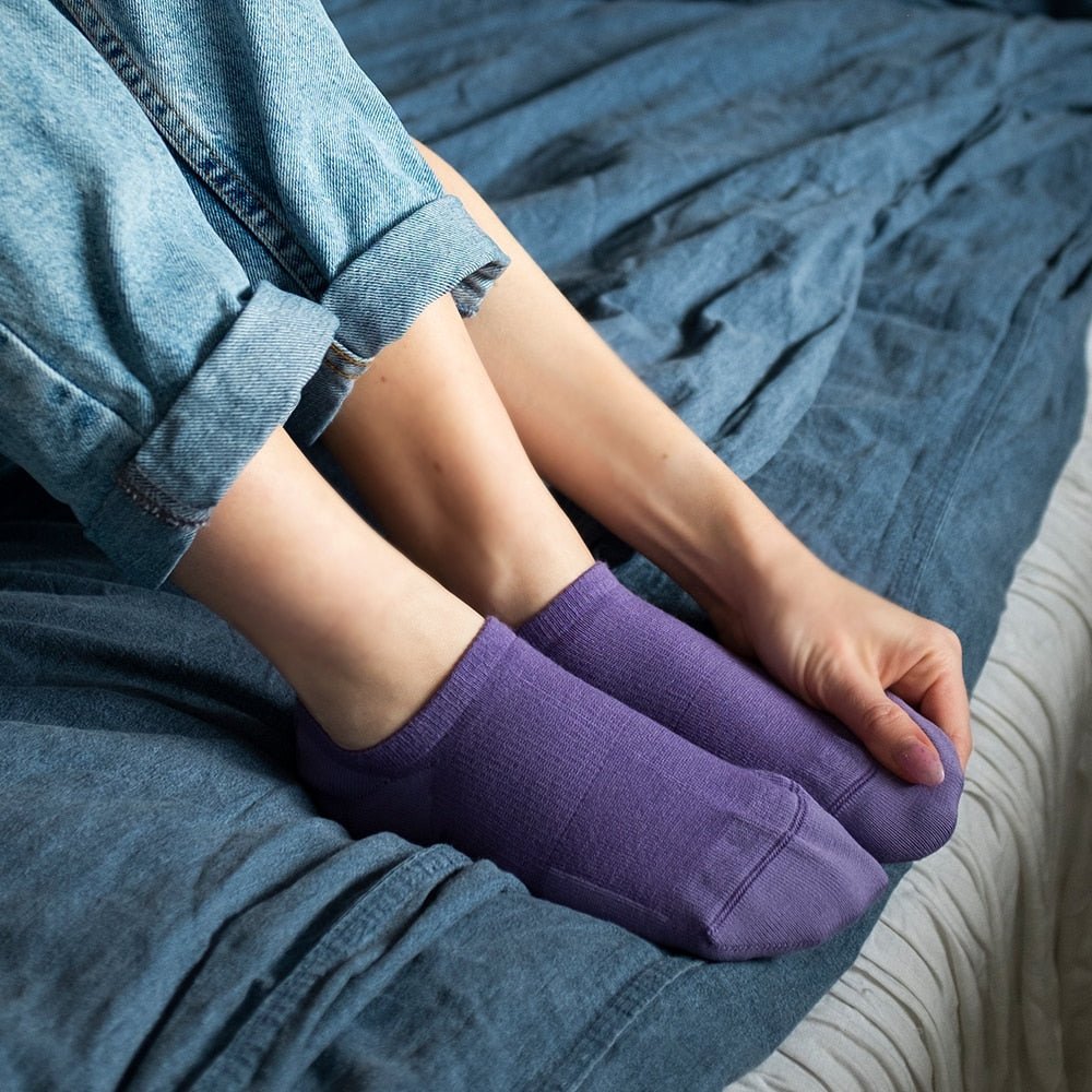 Produktbild 2 - Minfot Ankelstrumpor Bambu Sunset 5-pack