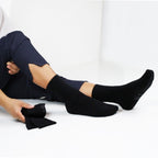 Minfot Sensitive Bambustrumpor Terry Frotté Svart 1-pack
