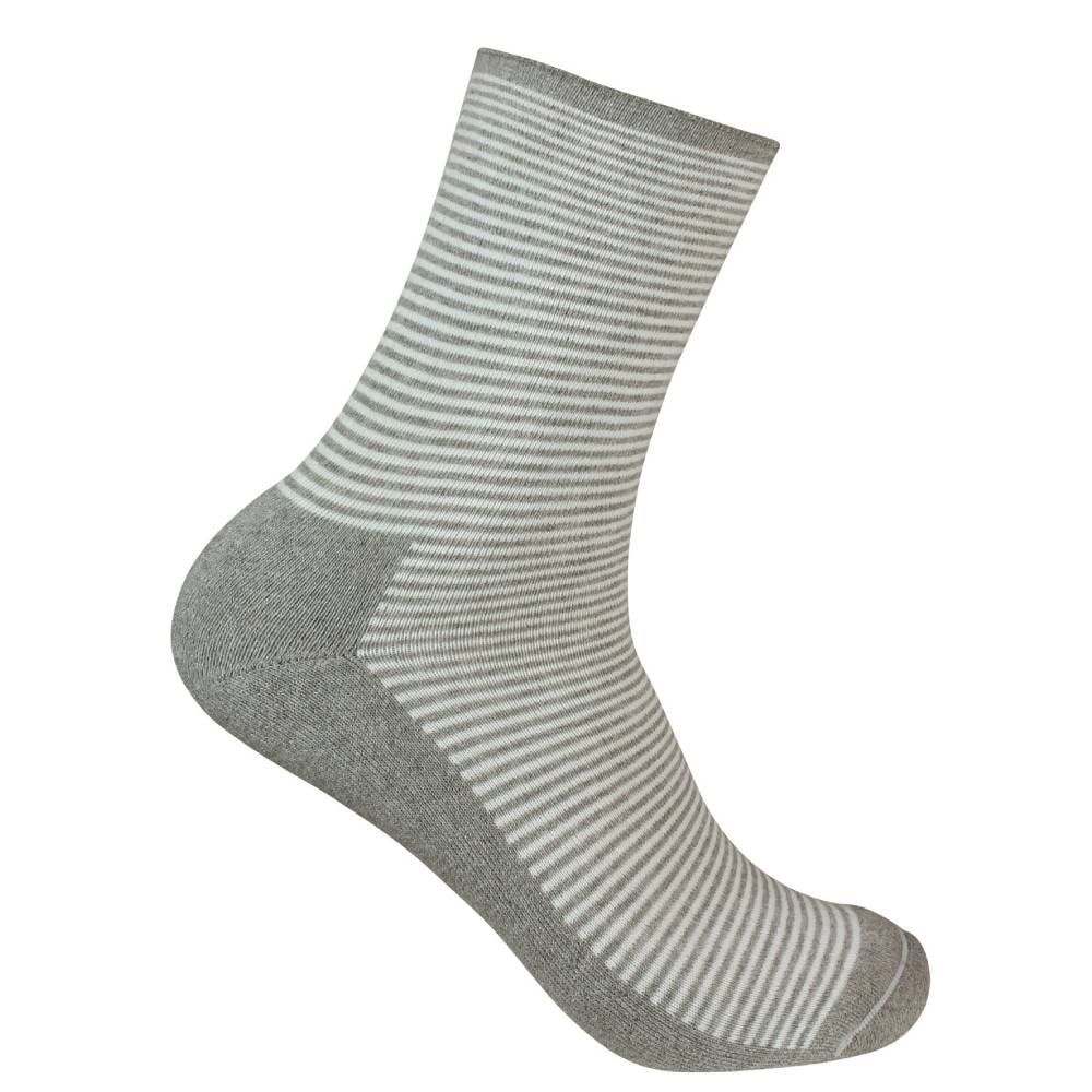 Doktorn Rekommenderar Strumpor Diabetic Randig Grå