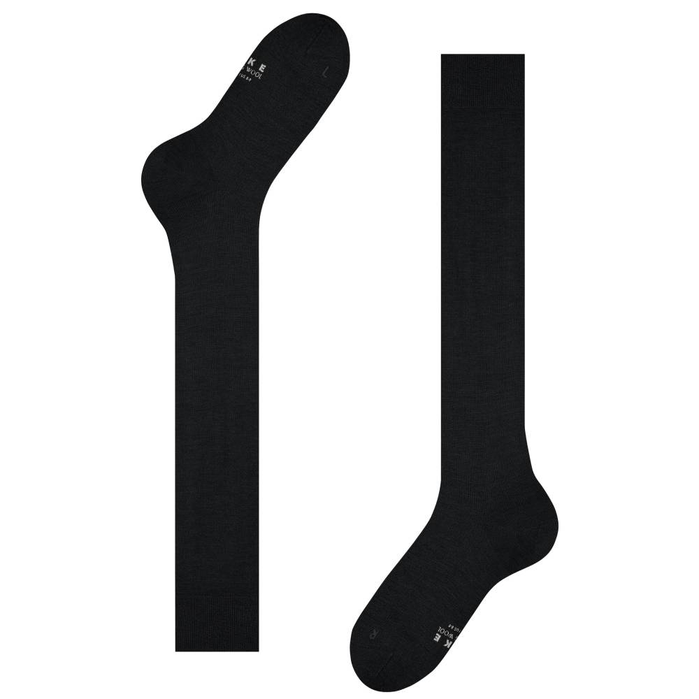 Produktbild 5 - Falke Energizing Wool Knee High Men Socks Black