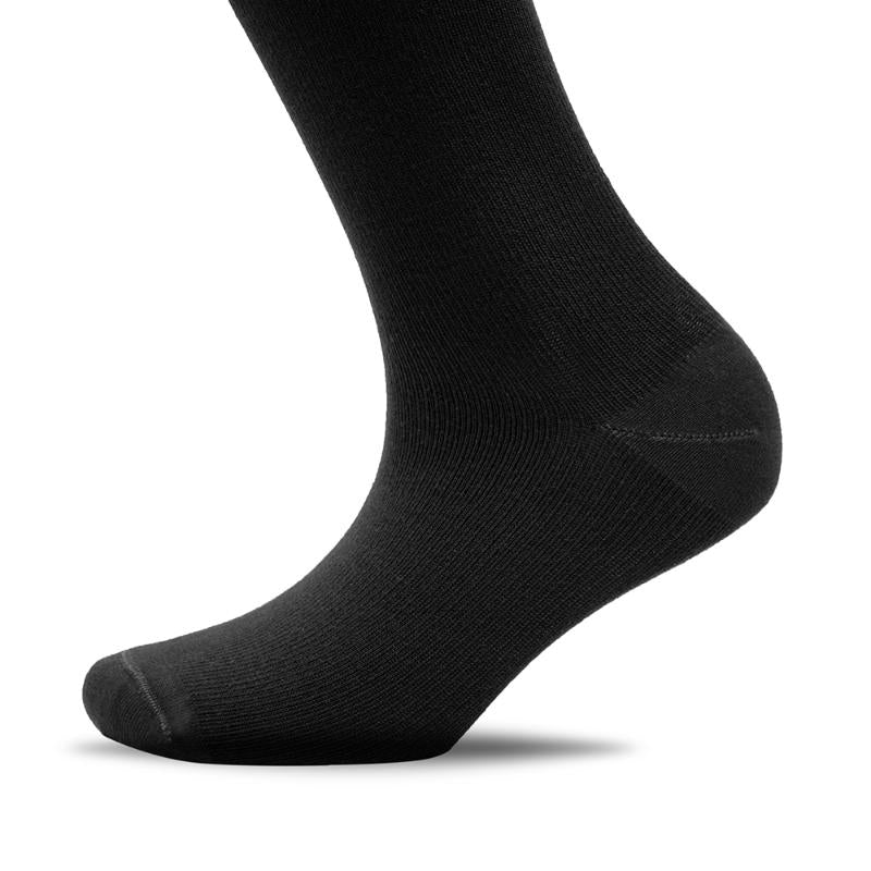 Produktbild 6 - svart-bred-stodstrumpa-bomull-minfot