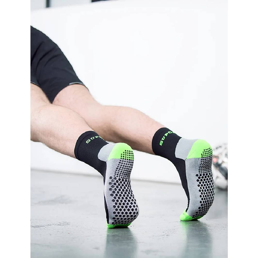 Produktbild 3 - SupCare  Kompressionsstrumpor Antihalk Svart Grön