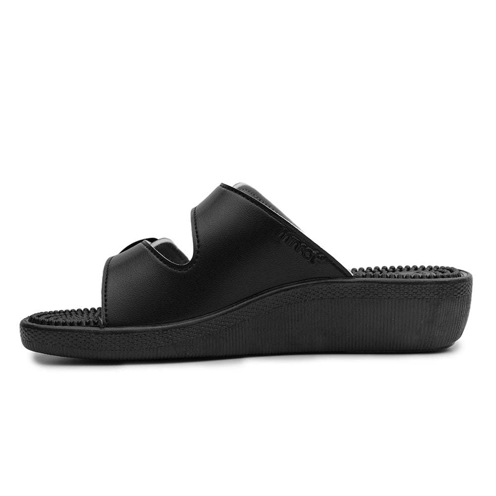 Minfot Massage Sandaler Dam Svart