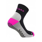 SupCare Kompressionsstrumpor Antihalk Svart Rosa 1-pack