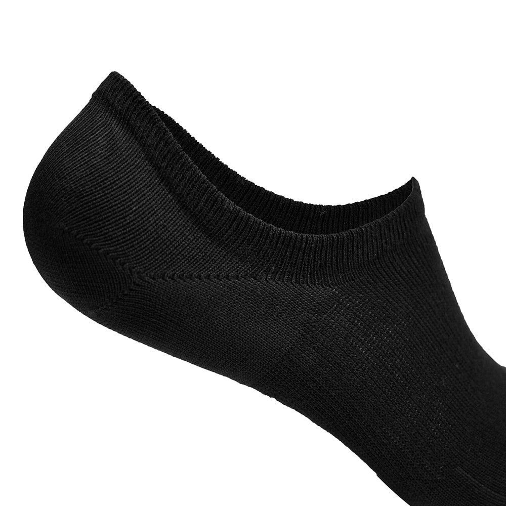 Minfot Ankelstrumpor Bambu Svart 5-pack