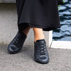 Minfot Aveny Sneaker Dam Skinn Svart