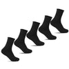 Minfot Sensitive Bambu Strumpor Svart 5-pack