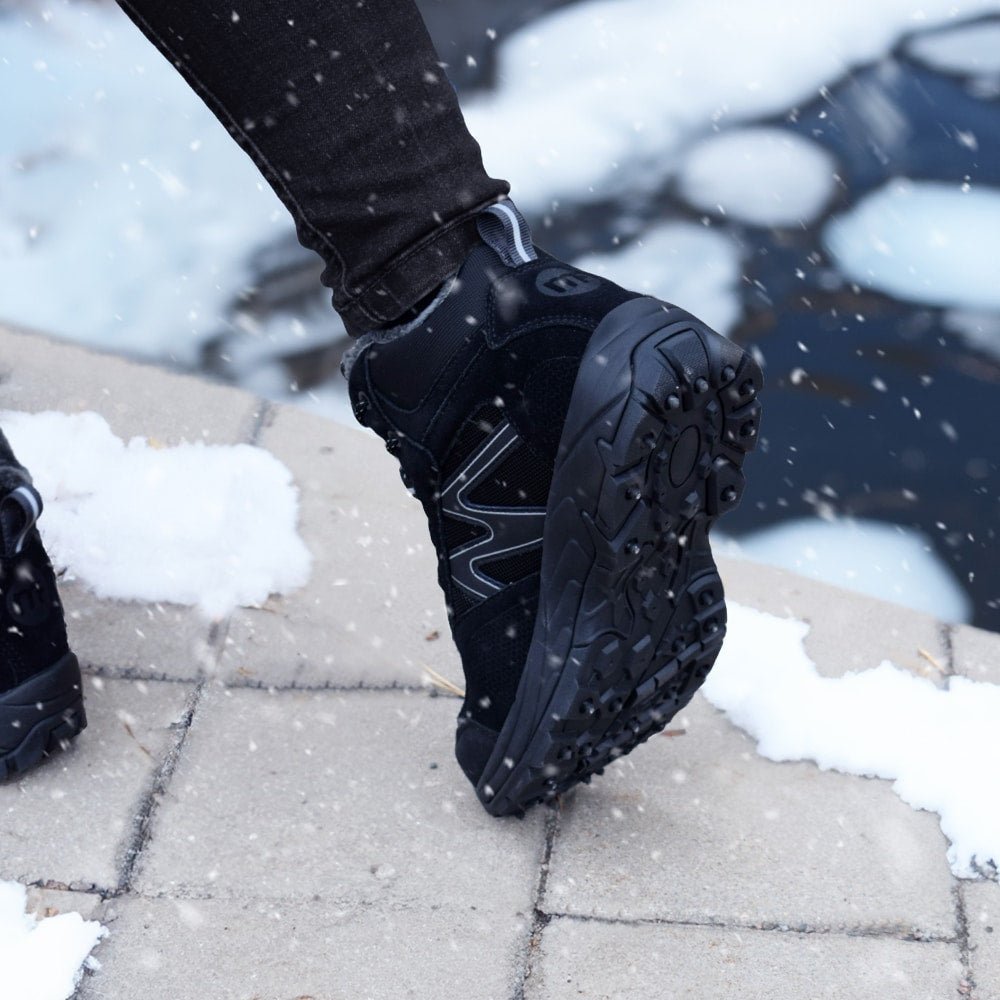 Minfot Snowgrip Dubbskor Vattentät Svart